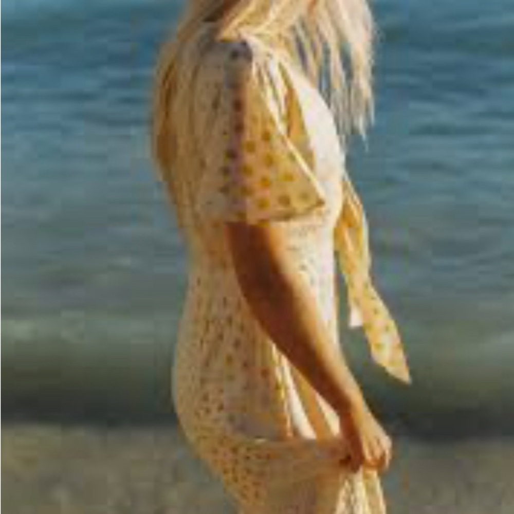 YIREH CLEO Dress in Starfruit print, size Med, EUC - Picture 12 of 12